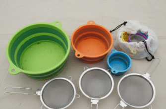 Portable Camping Colanders and Strainers for Meal Prep