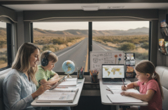 How to Handle Homeschooling Children While Road Tripping