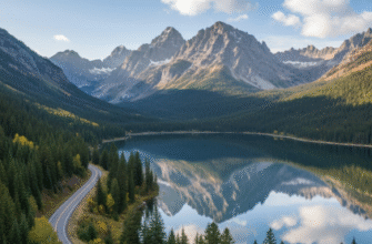Idaho Sawtooth Scenic Byway Mountain Lake Wilderness Drive