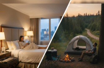 Choosing Between Hotel Stays and Camping During Road Trips