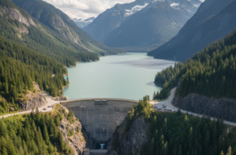 Ross Lake Washington North Cascades Dam Lake Scenic Drive